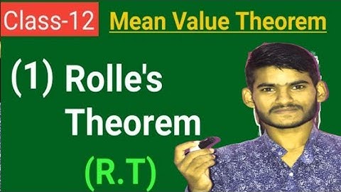 @rolles theorem and mean value theorem class 12th #Anand prakash #MATH