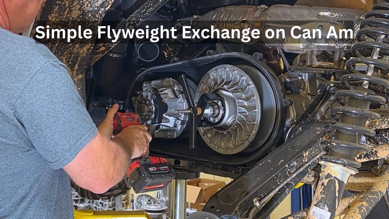 Easy Way to Adjust the Flyweights on a Can Am - YouTube