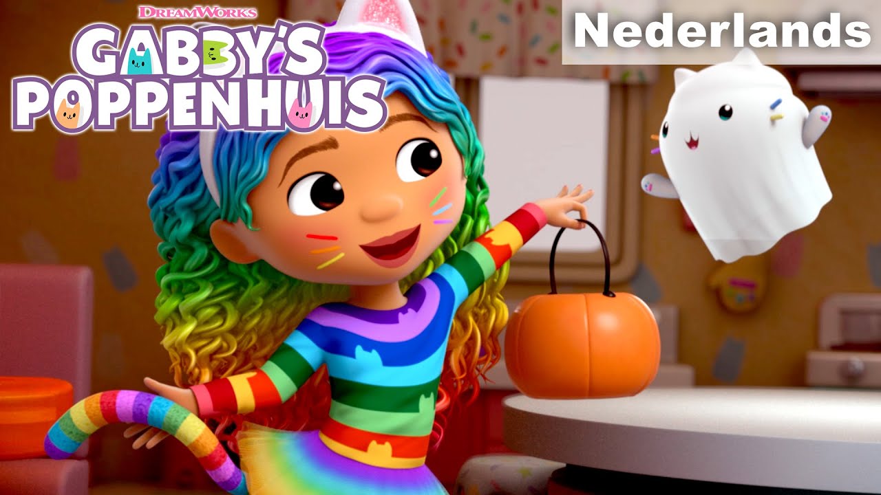 Maak bananenspoken voor Kattoween | GABBY'S POPPENHUIS | Netflix