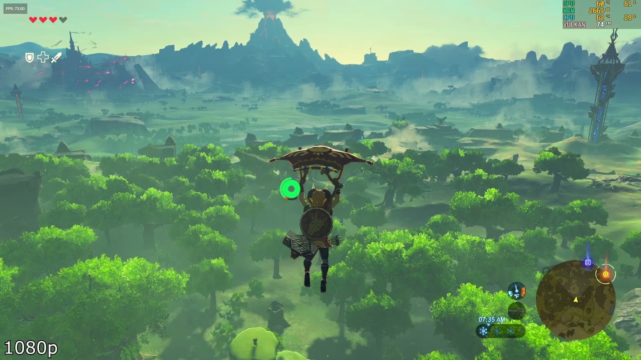 Zelda Breath Of The Wild Can Run At An Acceptable Framerate On Cemu 1.7.3d;  ReShade, 12k GFX Pack Video Also Released
