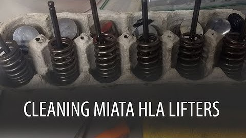 Cleaning Miata HLA Lifters & Valves