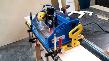 Cutting diy door clamping jigs with the Handibot CNC router