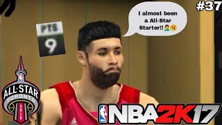 NBA 2K17 Mobile MyCareer EP #37 - I Barely STRUGGLING! Performance in the "NBA All-Star Game!!"🤦‍♂️