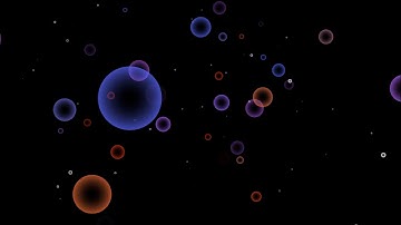#Bubble overlay;  particle background animation_Free project animation / bokeh flare