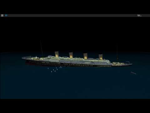 Access Youtube - titanic sinks in real time titanic roblox