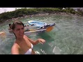 Runion jai test le kayak transparent