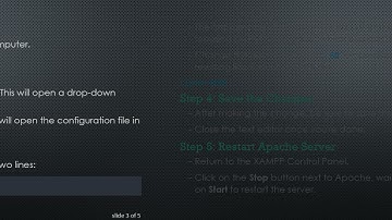 How to Change the Port Number of Apache Server in XAMPP