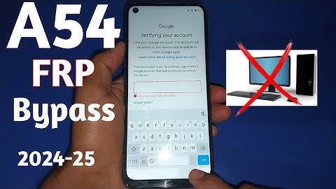 OPPO A54 Google Account/ FRP Bypass - 100% Working Method (Without Pc)