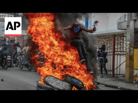 Protesters in Haiti demand resignation of Prime Minister Ariel Henry