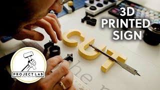 Making a 3D printed sign | Cut to the Point collab