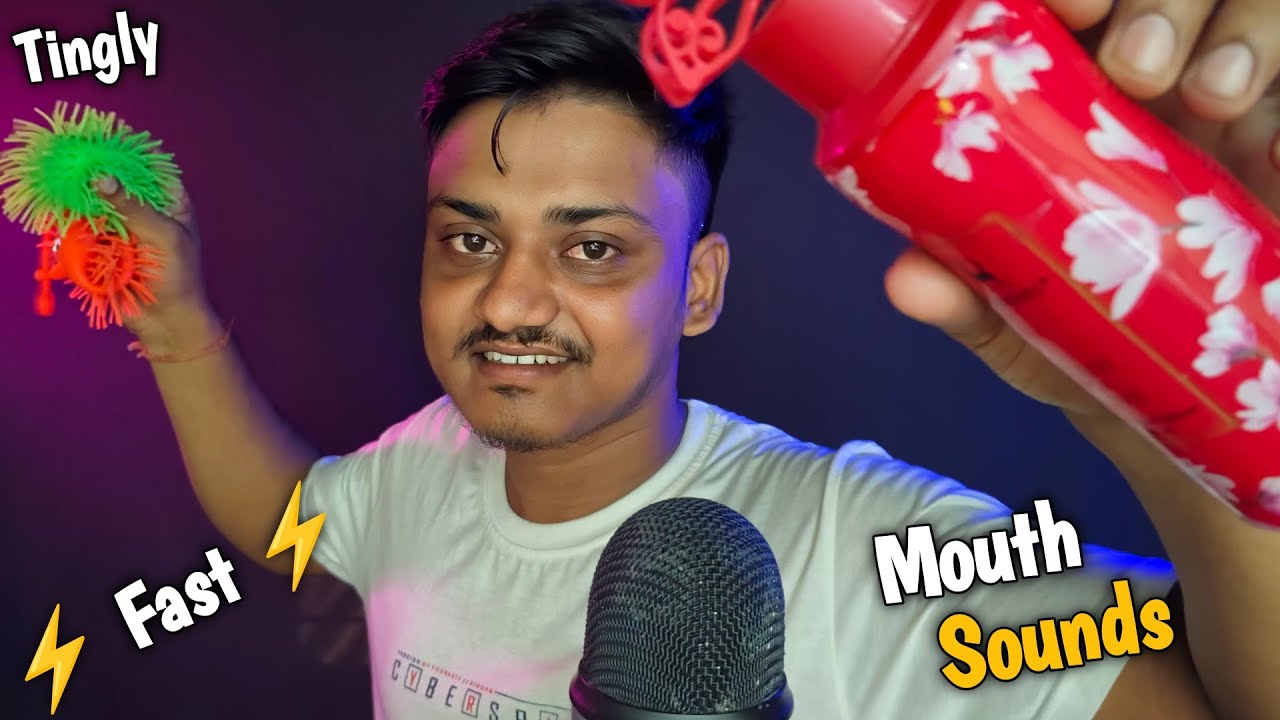 ASMR 30 Minutes! || Fast Mouth sounds 👄 & tapping for non stop Tingles