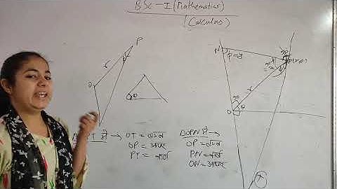 *B.Sc part - 1(Mathematics) Topic--Length of polar tangent, polar subtangent, normal and subnormal
