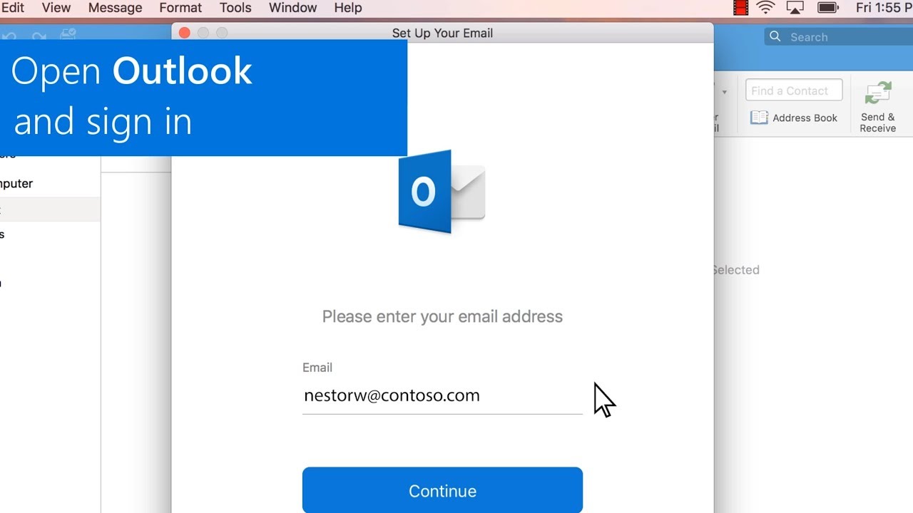 outlook 2016 installed office home and student for mac