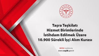 T.C. Sağlık Bakanlığı 10.900 Sürekli İşçi Alımı Kurası (1.Gün 25.04.2023)