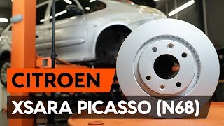 Come sostituire dischi freno anteriori su CITROEN XSARA PICASSO (N68) [VIDEO TUTORIAL DI AUTODOC]