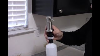 How To Install A Kitchen Soap Dispenser