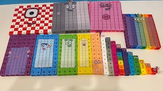 Making Numberblocks 0 to 100 from MathLink Cubes 넘버블럭스 만들기 マスリンク ナンバーブロックス 數字方塊積木 學習數字英文