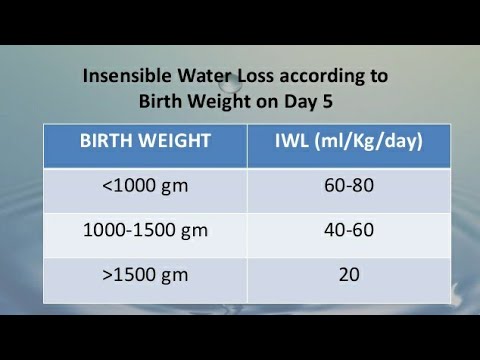 what&rsquo;s insensible water loss IWL? factors increase IWL ,How to calculate IWL? skin ,respiratory