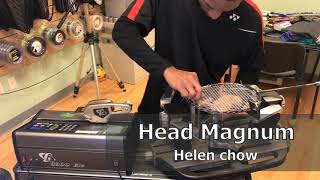 Celebrity Time Lapse: How to String a Head Magnum Badminton Racquet Wealth