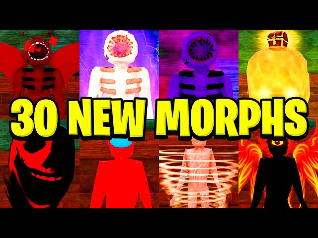 ALL Monsters + NEW Characters Morphs in Find The DOORS Morphs