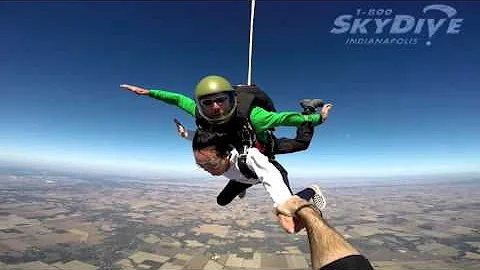 Zhixi Dai's Tandem skydive!