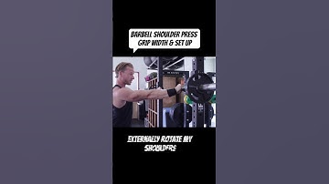 Barbell Shoulder Press Grip Width And Set Up | LiveLeanTV