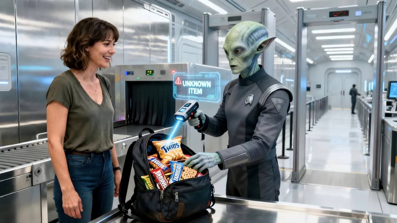 They Scanned the Human’s Backpack — The Detector Flagged “Unknown Technology： Snacks” ｜ HFY