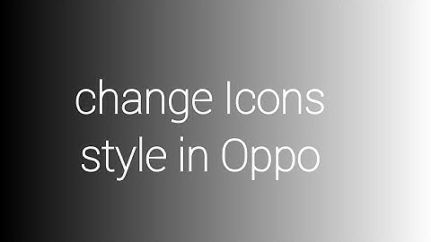 How to change Icon style in Oppo A 15 Icon style change kaise karen