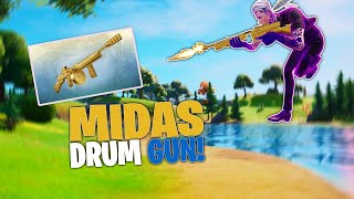 New Midas' Drum Gun ONLY challenge   Fortnite chapter 5 season 2