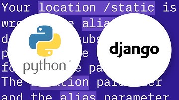 Django React Nginx serving admin static files