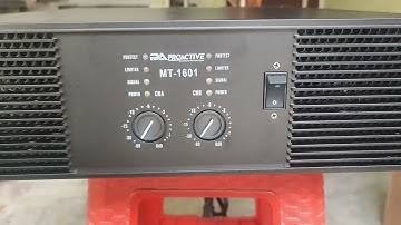 Proactive 1601 👌👊 high quality emplifier 👊👊 proactive amp volg #djproactive