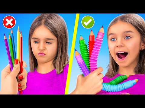 Pop It College! 12 Cool DIY Pop It Fidget Toys!