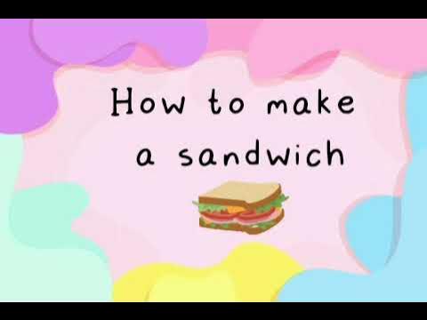 Instrucciones en INGLES - How to make a sandwich ? - YouTube