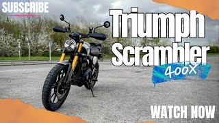 TRIUMPH SCRAMBLER 400X  Owners Ride  Lets get to 600 miles!