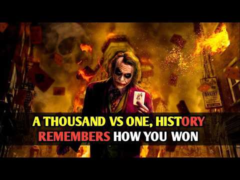A thousand vs one history remembers how you won| joker motivation video joker| joker video