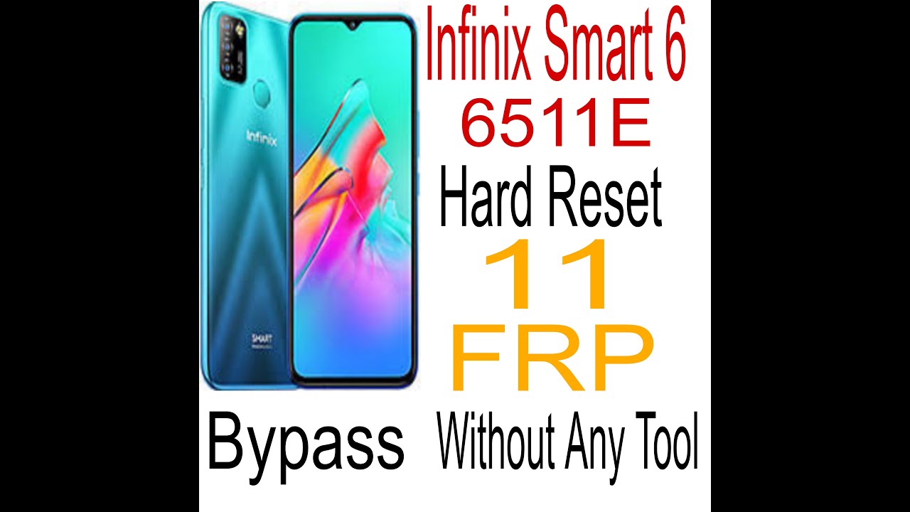 Infinix SMART 6 Hard Reset Google Account Bypass without Pc Infinix