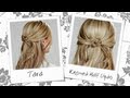 Knotted Half Updo - Hair Tutorial - Tasha Arnall