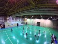 Prueba drone interior baloncesto