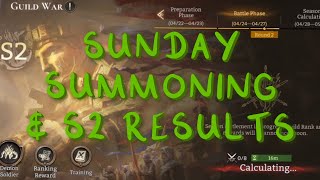 Sunday Summoning - Weekly 10 and S2 GVG results [Watcher of Realms]