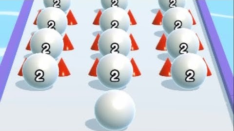 Ball Run 2048  - All  Levels Gameplay IOS  (Levels 446-453).