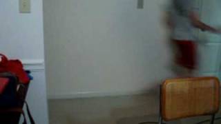 Pepper my schnoodle and my brother playing
