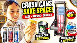 Crushing Cans Made Easy with Kanbols Wall-Mounted Smasher