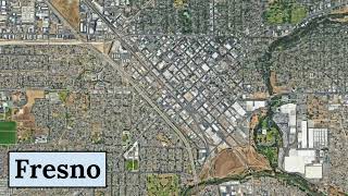 🇺🇸 GEOGRAPHY OF FRESNO in 1 minute 🗺️