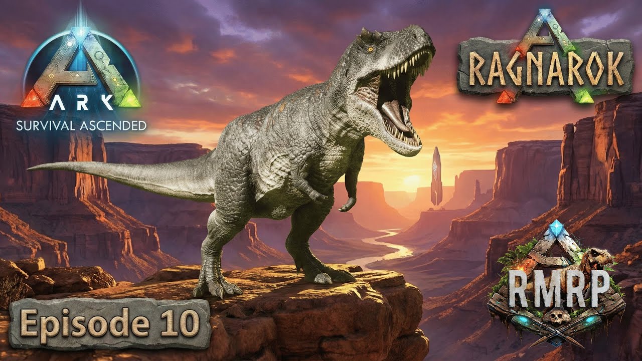 Taming Paleo Rexes on ASA Ragnarok EP10 #asa #ark - YouTube