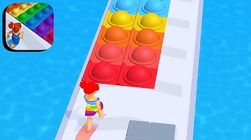 Pop It Run - All Levels Gameplay Android,ios (Part 16)