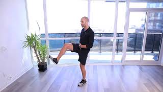Knee Drive Hip Opener