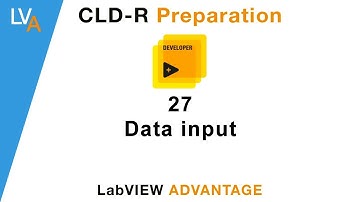 LabVIEW CLD R 27 Data Input