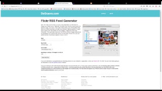 Flickr RSS Feed Generator