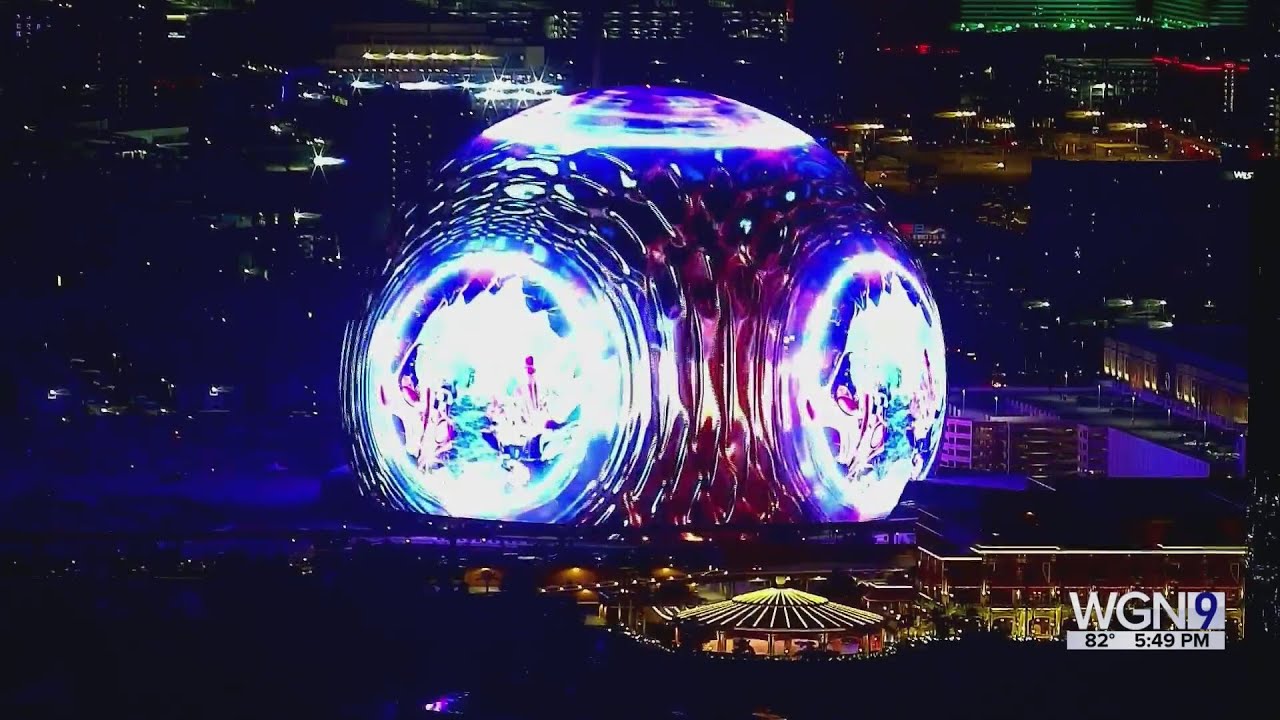 Suradam Reskyd gispende U2 concert uses stunning visuals to open massive Sphere venue in Las Vegas  - YouTube