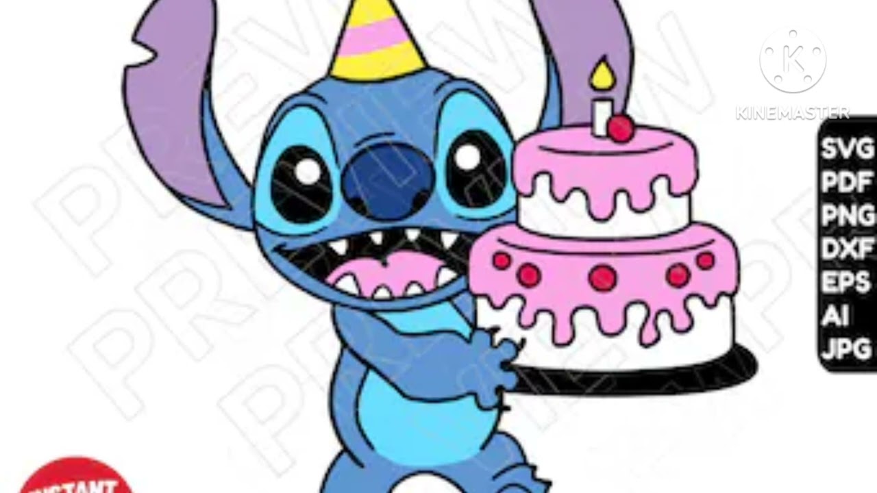 FELIZ CUMPLEAÑOS @Jessicayfamilia TE DESEA STITCH 🎉🎉🎉🎉🎉 